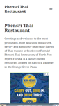 Mobile Screenshot of phensri-thai-restaurant.com